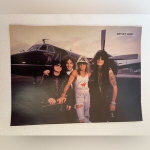 Motley Crue pinup - Rock Wall Decor